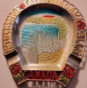 Niagara Falls Horseshoe Falls Vintage Ashtray